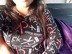 stranger gropes my ass on bus ride then milf tits bounce wild 😈🔥