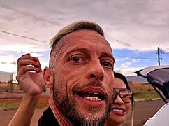 kinda forgot the interview part but damn i fucked luna oliveira's hot latina ass outdoors creampie on the road