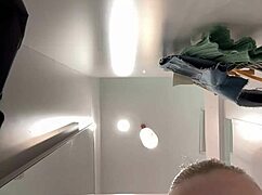 wanna see this bbw teen masturbate her wet pussy up close in the changing room??