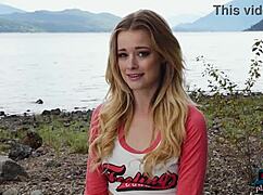 Petite Blonde Milf From Canada Strips Nude Outdoors For Playboy Centerfold