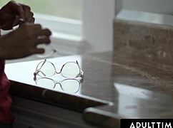 eliza ibarra grabs wrong glasses in shower fingering wet pussy while i lick her latina tits and ride hard portuguese subs