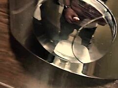 quick handjob wank in shopping toilet