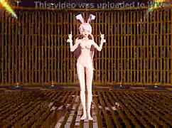 Megurine Luka's Alien Bunny Costume Reveals Massive Tits and Ass