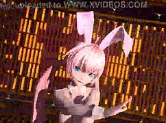 Megurine Luka's Alien Bunny Costume Reveals Massive Tits and Ass