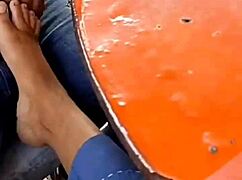 fantasy foot lick under table at restaurant tempts slave urges