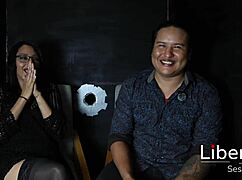 innocent wife gets pounded hard right in front of her watching cuck hubby