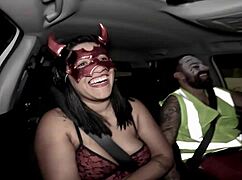 Honey, back from Halloween party creampied!