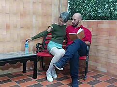 fuck i love banging anywhere especially in spanish with this dirty housewife on holiday!