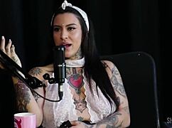 lexi mallet and bruna carlos in sheer red bora cast compilations with cuckold fun